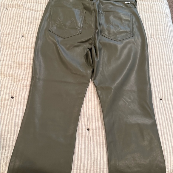 MOTHER Olive vegan leather jeans EUC 30 - Picture 7 of 8